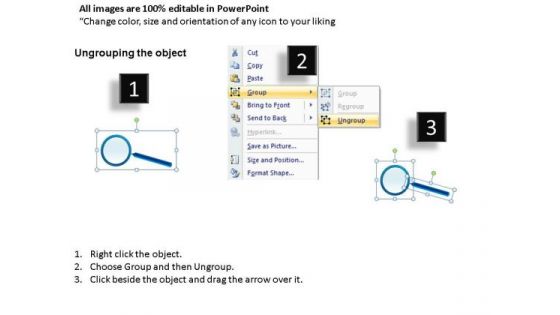 Reflection Research Magnifying Glass PowerPoint Slides And Ppt Diagram Templates