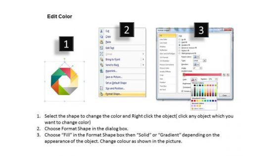 Regular Octagon Diagram PowerPoint Presentation Template