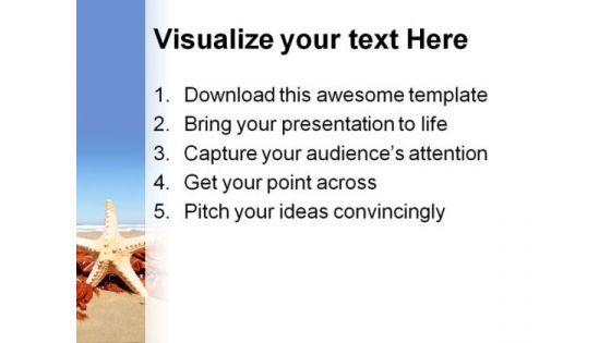 Relaxing Tropical Beach PowerPoint Themes And PowerPoint Slides 0411