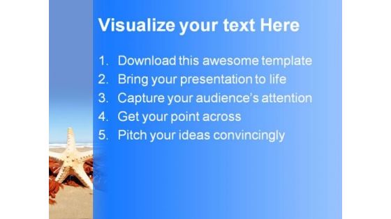 Relaxing Tropical Beach PowerPoint Themes And PowerPoint Slides 0411