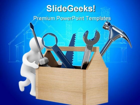 Repairman Architecture PowerPoint Backgrounds And Templates 1210