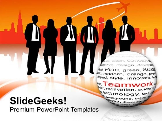 Representation Of Teamwork Business Strategies PowerPoint Templates Ppt Backgrounds For Slides 0513
