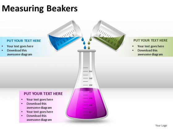 Research Measuring Beakers PowerPoint Slides And Ppt Diagram Templates