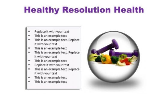 Resolution Health PowerPoint Presentation Slides C