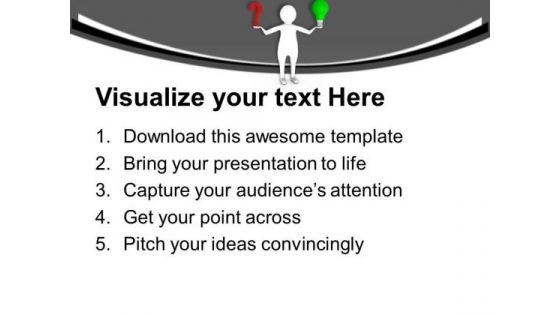 Resolve The Issues With Innovative Thinking PowerPoint Templates Ppt Backgrounds For Slides 0713