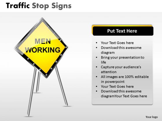 Restricted Area Traffic Stop PowerPoint Slides And Ppt Diagram Templates