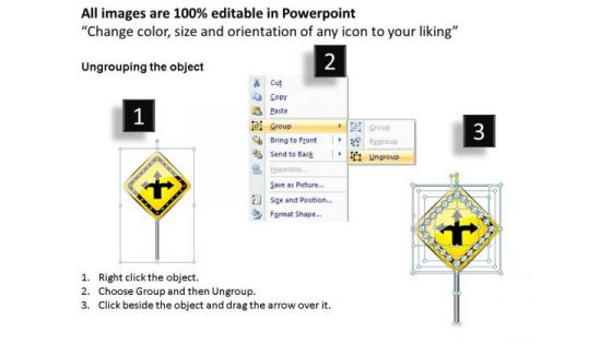 Right Sign Traffic Direction PowerPoint Slides And Ppt Diagram Templates