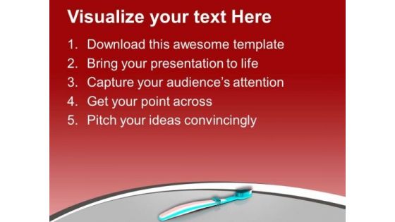 Right Toothbrush Selection Is Compulsary PowerPoint Templates Ppt Backgrounds For Slides 0713