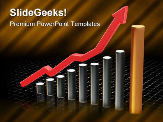 Rising Profit Business PowerPoint Themes And PowerPoint Slides 0711