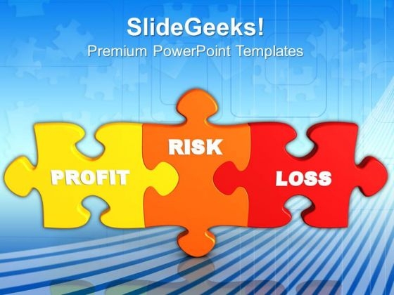 Risk Loss Profit Business PowerPoint Templates And PowerPoint Themes 0812