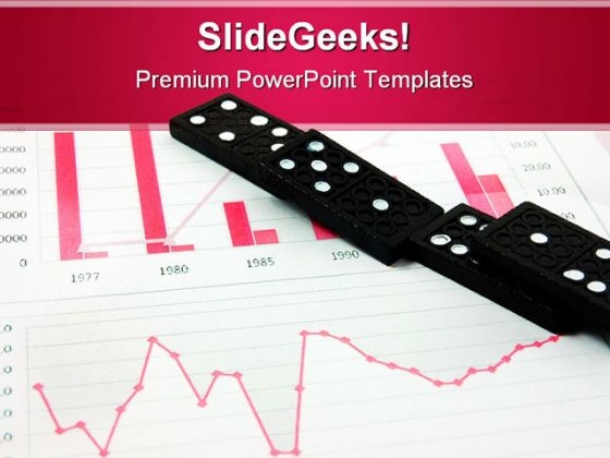 Risky Domino Financial Business PowerPoint Templates And PowerPoint Backgrounds 0211