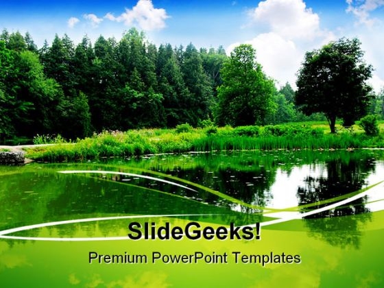 River Landscape Nature PowerPoint Templates And PowerPoint Backgrounds 0711