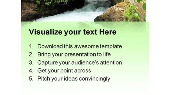River Nature PowerPoint Backgrounds And Templates 0111