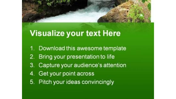River Nature PowerPoint Backgrounds And Templates 0111