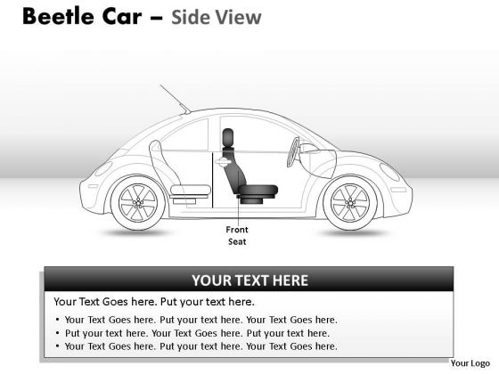 Road Red Beetle Car PowerPoint Slides And Ppt Diagram Templates