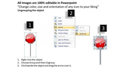 Road Safety Traffic Stop PowerPoint Slides And Ppt Diagram Templates