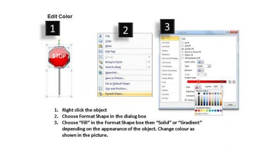 Road Safety Traffic Stop PowerPoint Slides And Ppt Diagram Templates