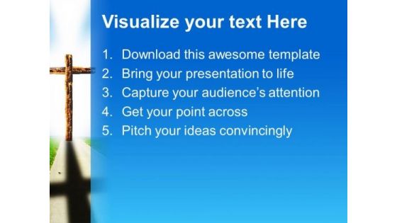 Road To Heaven Symbol PowerPoint Templates And PowerPoint Themes 0712