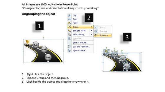 Road To Success PowerPoint Presentation Template