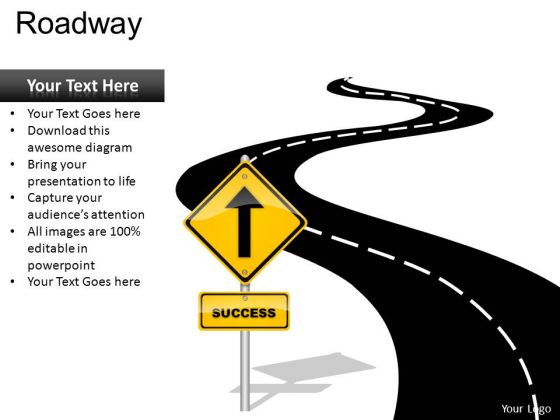 Road To Success PowerPoint Slides And Editable Ppt Templates