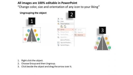 Roadmap Diagram For Planning PowerPoint Templates