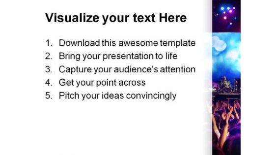 Rock Concert Music PowerPoint Themes And PowerPoint Slides 0211