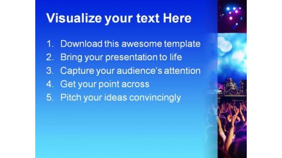 Rock Concert Music PowerPoint Themes And PowerPoint Slides 0211