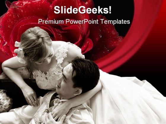 Romance Wedding PowerPoint Template 0610