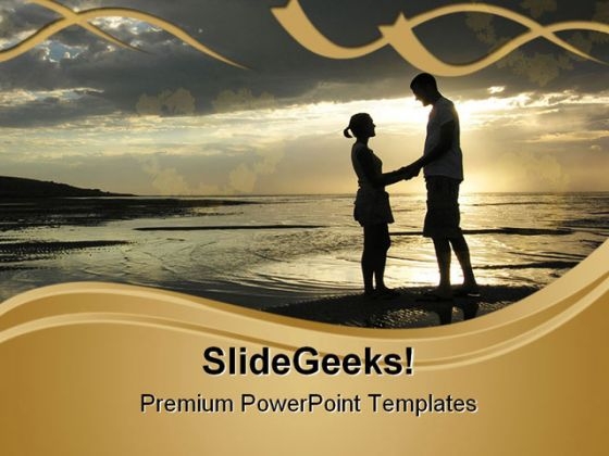 Romantic Couple Youth PowerPoint Themes And PowerPoint Slides 0811