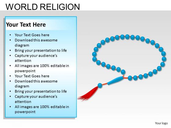 Rosary Beads Christianity PowerPoint Slides And Ppt Diagram Templates
