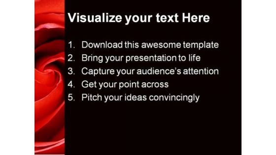 Rose Beauty PowerPoint Themes And PowerPoint Slides 0711