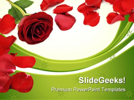 Rose Border Beauty PowerPoint Themes And PowerPoint Slides 0711