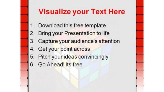 Rubik Cube PPT Template