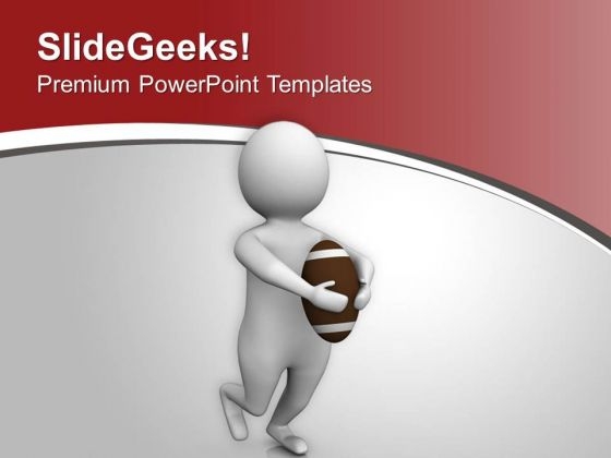 Rugby Player Sports PowerPoint Templates Ppt Backgrounds For Slides 0413