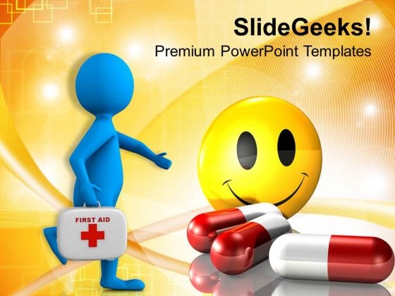 Running To Give First Aid PowerPoint Templates Ppt Backgrounds For Slides 0513