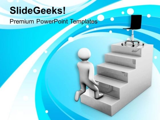 Running Towards The Goal Achievement Future PowerPoint Templates Ppt Backgrounds For Slides 0413