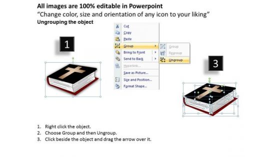 Sacred Book Bible PowerPoint Slides And Ppt Diagram Templates