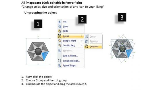 Sagment Doughnut Shape With Six Stage Ppt How To Write Business Plans PowerPoint Slides