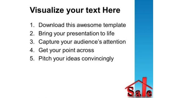 Sale Of Property Real Estate PowerPoint Templates Ppt Backgrounds For Slides 0413