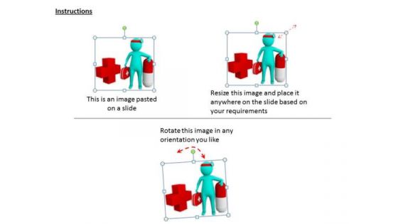 Sales Concepts 3d Illustration Of Medical Care Character Modeling