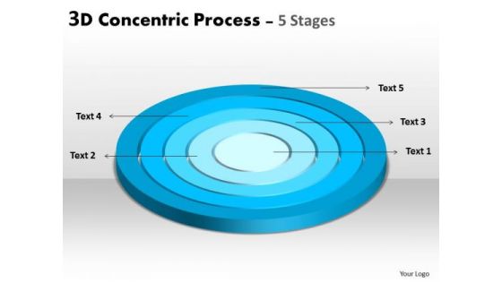 Sales Diagram 2d Concentric Process 5 Stages Business Mba Models And Frameworks