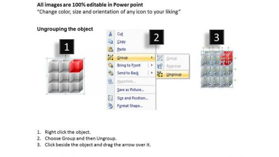 Sales Diagram 3d Cubes With Numbers Strategy Diagram