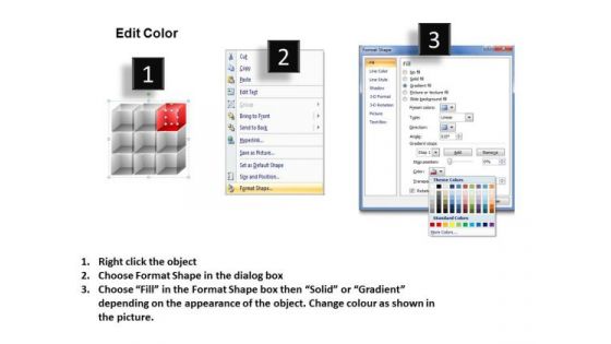 Sales Diagram 3d Cubes With Numbers Strategy Diagram