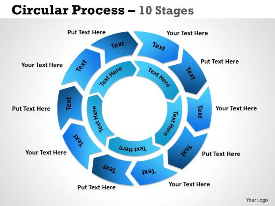 Sales Diagram Circular Process 10 Stages 3 Marketing Diagram