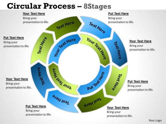 Sales Diagram Circular Process 8 Stages 3 Business Diagram
