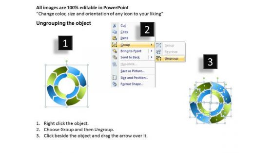 Sales Diagram Circular Process 8 Stages 3 Business Diagram