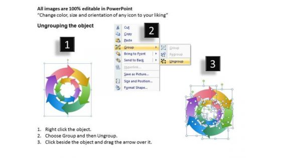 Sales Diagram Concentric Process 6 Stages 6 Strategy Diagram