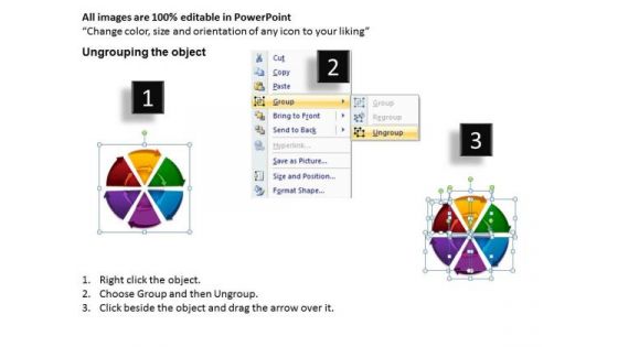 Sales Diagram Flow Of Circular Procedure 6 Stages 8 Strategy Diagram
