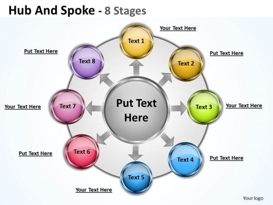 Sales Diagram Hub And Spoke Marketing Diagram