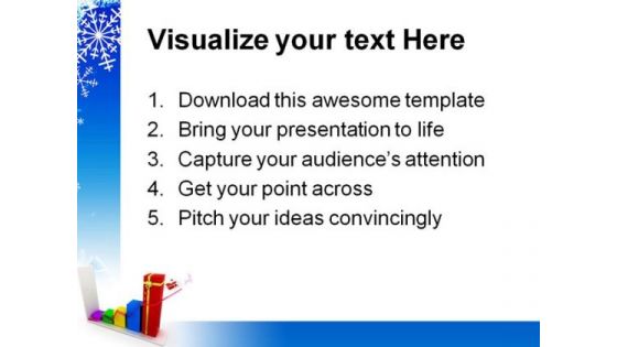 Sales Graph Christmas PowerPoint Templates And PowerPoint Backgrounds 0611